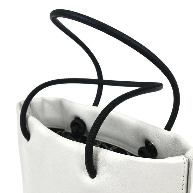 Chanel White Calfskin Handbag AQ00393
