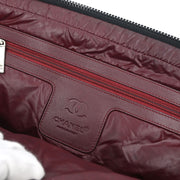 Chanel Black Nylon Coco Cocoon Bowling Bag Handbag AQ00397