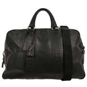 Prada Black Leather Duffle 2way Handbag 7 AQ00405