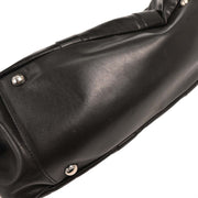 Prada Black Leather Duffle 2way Handbag 7 AQ00405