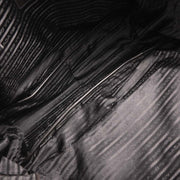 Prada Black Leather Duffle 2way Handbag 7 AQ00405