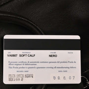 Prada Black Leather Duffle 2way Handbag 7 AQ00405