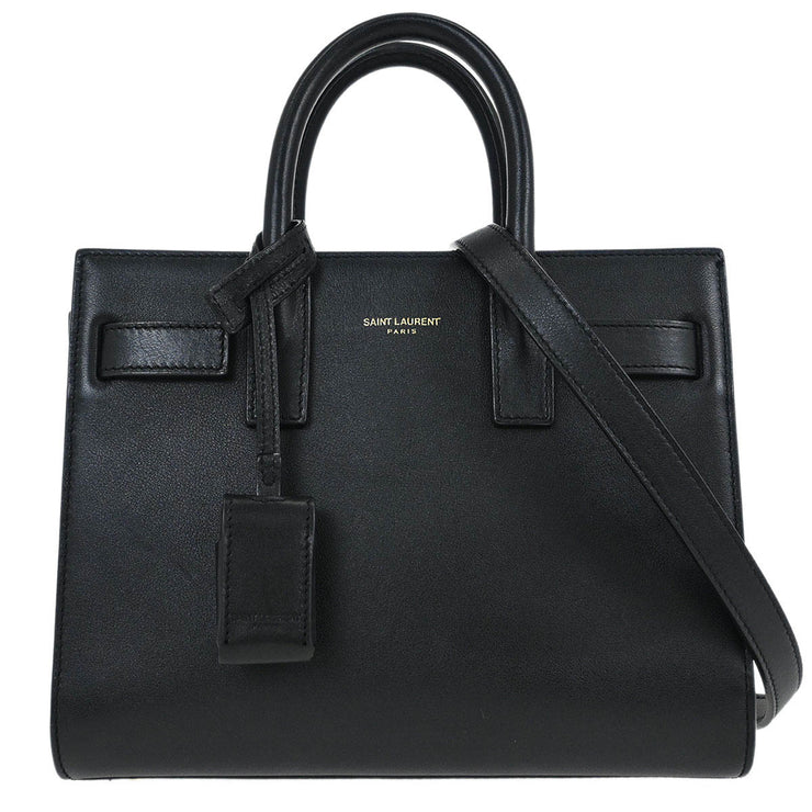 Saint Laurent Black Sac de Jour 2way Shoulder Handbag TCT398711.0317 AQ00407