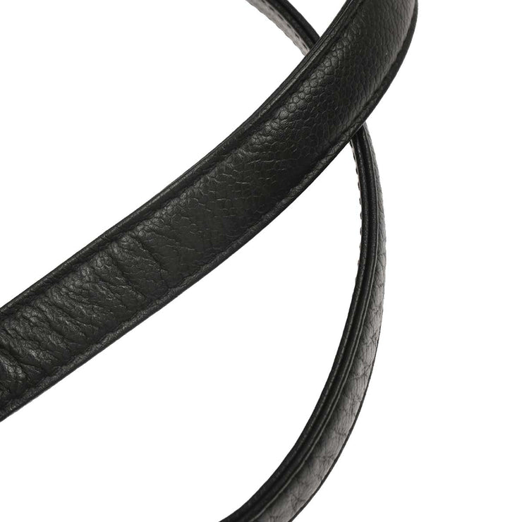 Chanel Black Calfskin Choco Bar Tote Handbag AQ00410