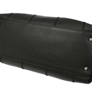 Chanel Black Calfskin Choco Bar Tote Handbag AQ00410