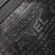 Chanel Black Calfskin Choco Bar Tote Handbag AQ00410