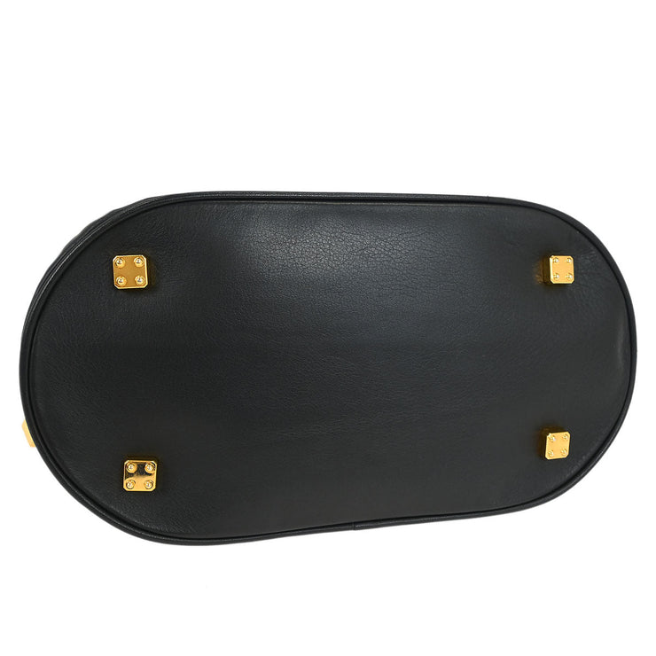 Loewe Black Leather Handbag L16 AQ00415