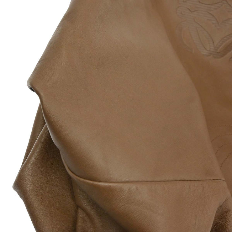 Loewe Brown Lambskin Nappa Aire Tote Handbag 060612 AQ00416