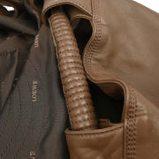 Loewe Brown Lambskin Nappa Aire Tote Handbag 060612 AQ00416