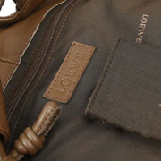 Loewe Brown Lambskin Nappa Aire Tote Handbag 060612 AQ00416