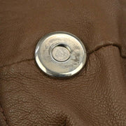 Loewe Brown Lambskin Nappa Aire Tote Handbag 060612 AQ00416