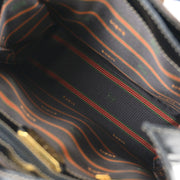 Loewe Black Brown Leather Velazquez Shoulder Bag AQ00417