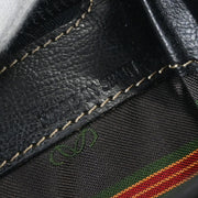 Loewe Black Brown Leather Velazquez Shoulder Bag AQ00417