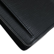 Louis Vuitton Black Epi Pochette Sellier Dragonne Clutch M52762 RI1037 AQ00421