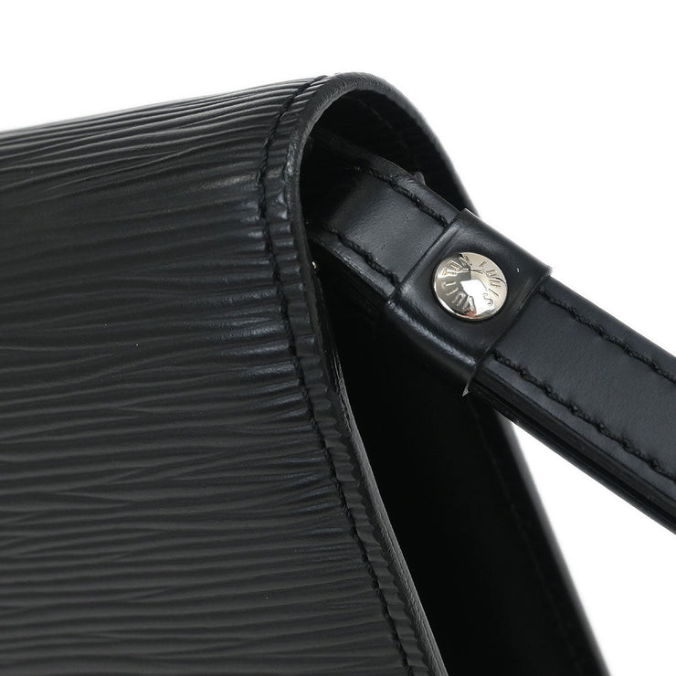 Louis Vuitton Black Epi Pochette Sellier Dragonne Clutch M52762 RI1037 AQ00421