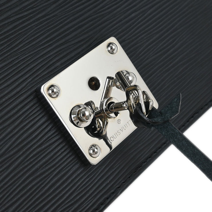 Louis Vuitton Black Epi Pochette Sellier Dragonne Clutch M52762 RI1037 AQ00421