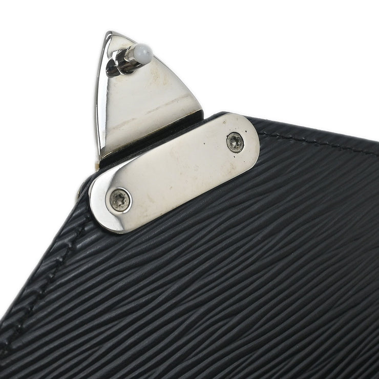 Louis Vuitton Black Epi Pochette Sellier Dragonne Clutch M52762 RI1037 AQ00421