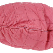 Chanel Pink Calfskin Tote Drawstring Handbag AQ00426