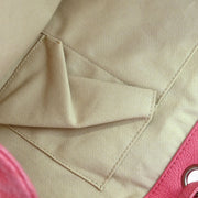 Chanel Pink Calfskin Tote Drawstring Handbag AQ00426