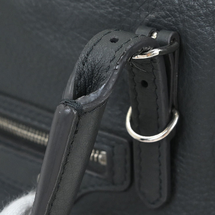 Balenciaga Gray 2way Papier Handbag 370926.1110.B.1669 AQ00430