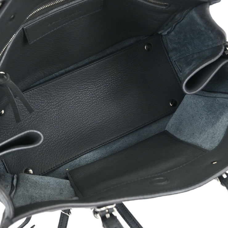 Balenciaga Gray 2way Papier Handbag 370926.1110.B.1669 AQ00430