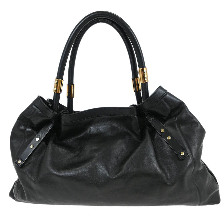 Chloe Black Victoria Tote Handbag 03-10-51-5811 AQ00439