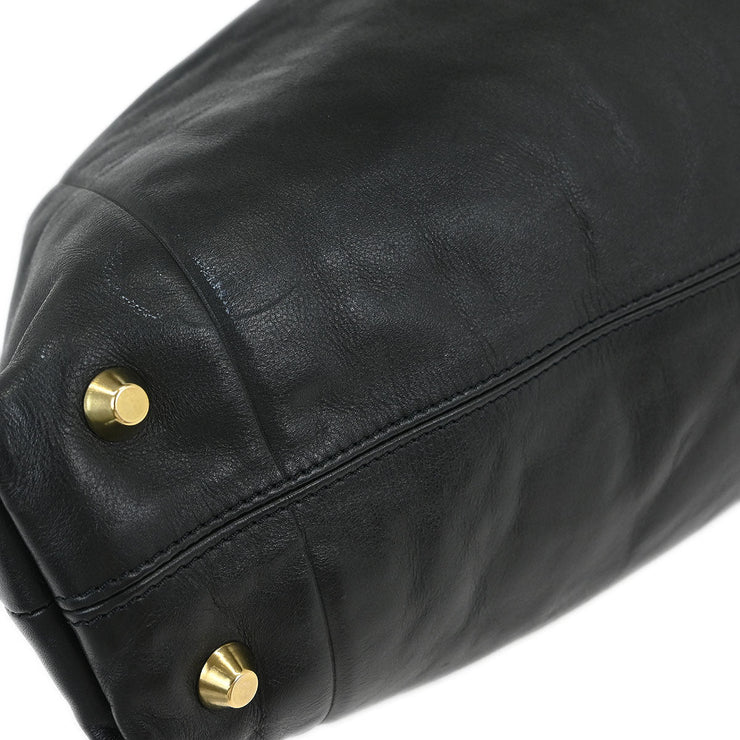 Chloe Black Victoria Tote Handbag 03-10-51-5811 AQ00439