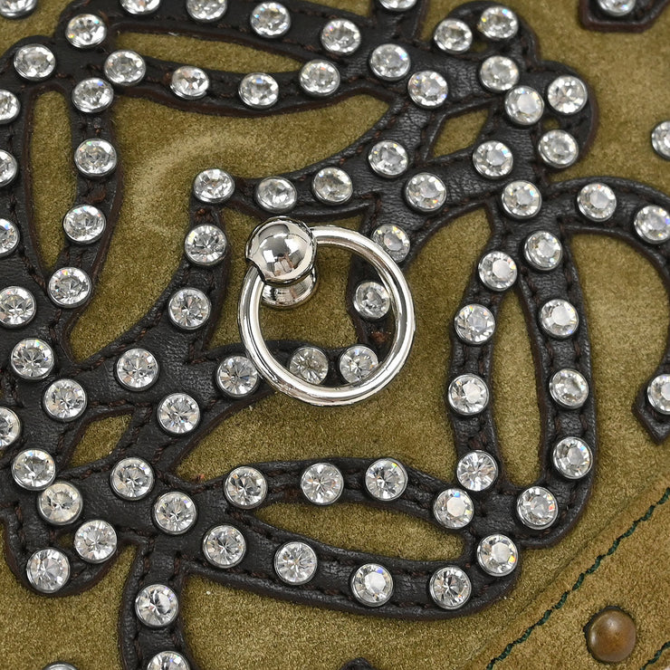 Loewe Brown Suede Shoulder Bag 050501 AQ00443