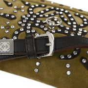 Loewe Brown Suede Shoulder Bag 050501 AQ00443