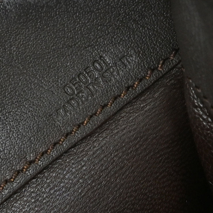 Loewe Brown Suede Shoulder Bag 050501 AQ00443