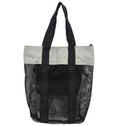 Chanel Black Nylon Sport Line Mesh Tote Handbag AQ00447