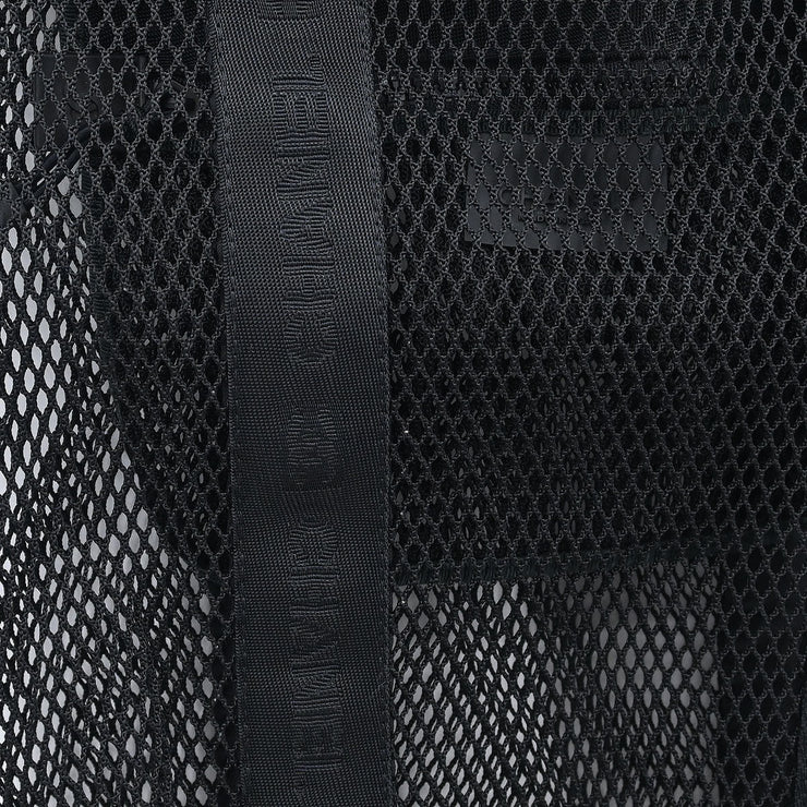 Chanel Black Nylon Sport Line Mesh Tote Handbag AQ00447