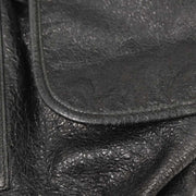 Balenciaga Black Leather Traveler Backpack 387285.1000.C.538735 AQ00453