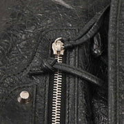 Balenciaga Black Leather Traveler Backpack 387285.1000.C.538735 AQ00453