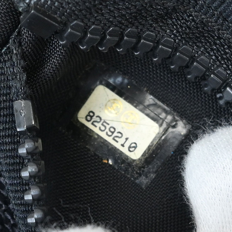 Chanel White Nylon Travel Line Shoulder Bag AQ00454