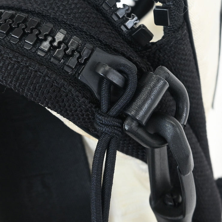 Chanel White Nylon Travel Line Shoulder Bag AQ00454