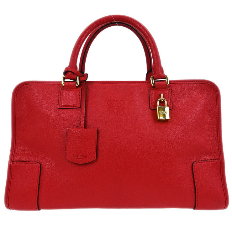 Loewe Red Amazona 36 Handbag 011304 AQ00461