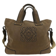 Loewe Brown 2way Tote Bag 350707 AQ00464