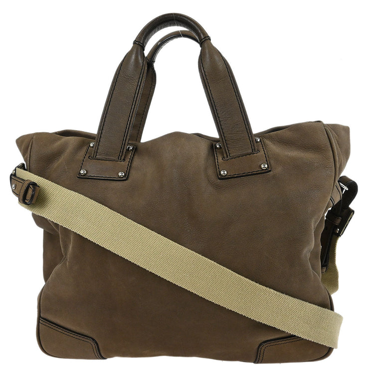 Loewe Brown 2way Tote Bag 350707 AQ00464