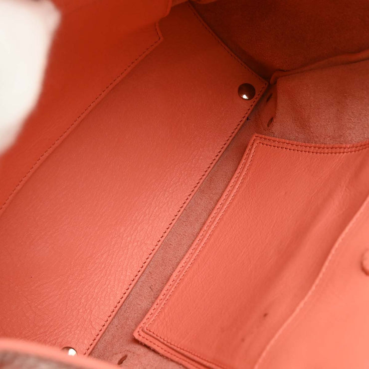 Balenciaga Salmon Pink Papier 2way Handbag 305572.5620.H.515859 AQ00465