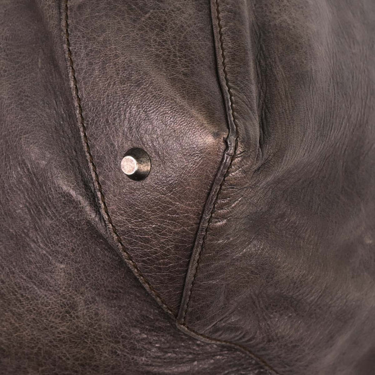 Balenciaga Brown The Courier XL Shoulder Bag 223410.1669 AQ00466