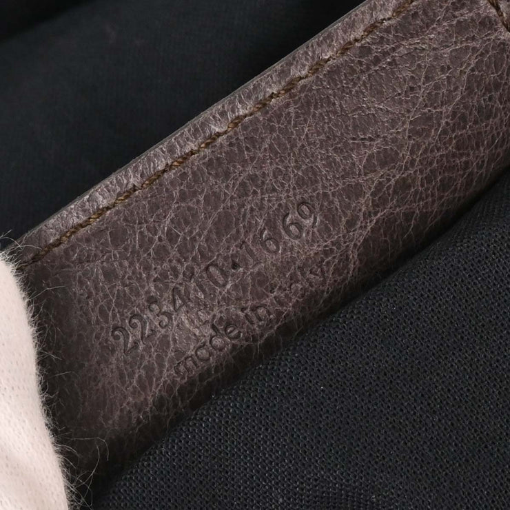 Balenciaga Brown The Courier XL Shoulder Bag 223410.1669 AQ00466