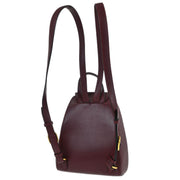 Cartier Bordeaux Leather Backpack L27 AQ00470