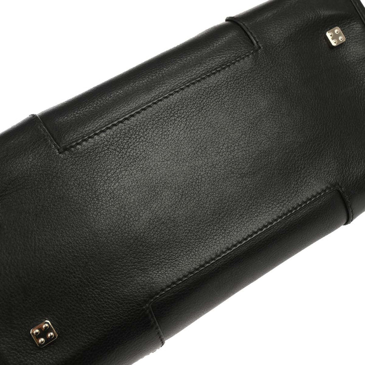 Loewe Black Leather Amazona 28 Handbag 060702 AQ00471