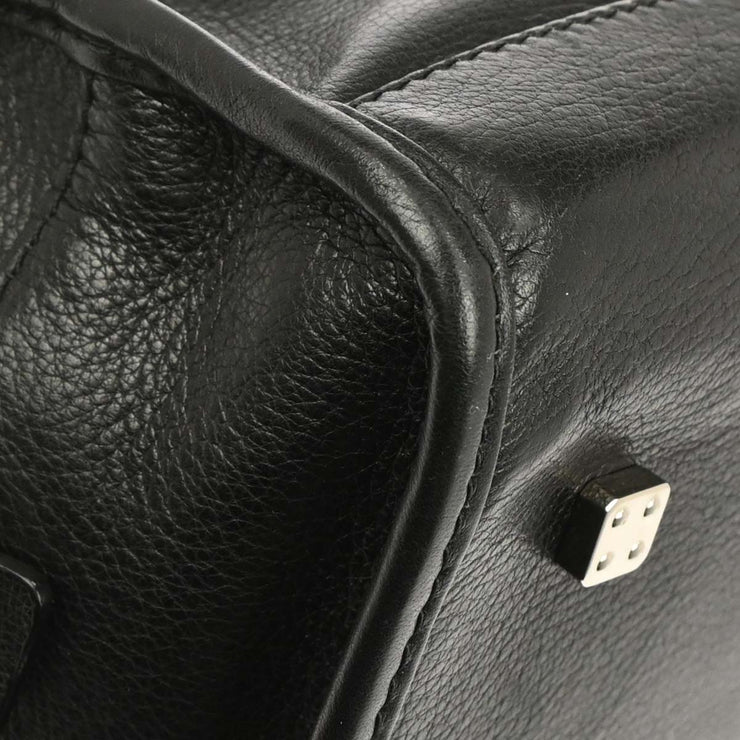 Loewe Black Leather Amazona 28 Handbag 060702 AQ00471