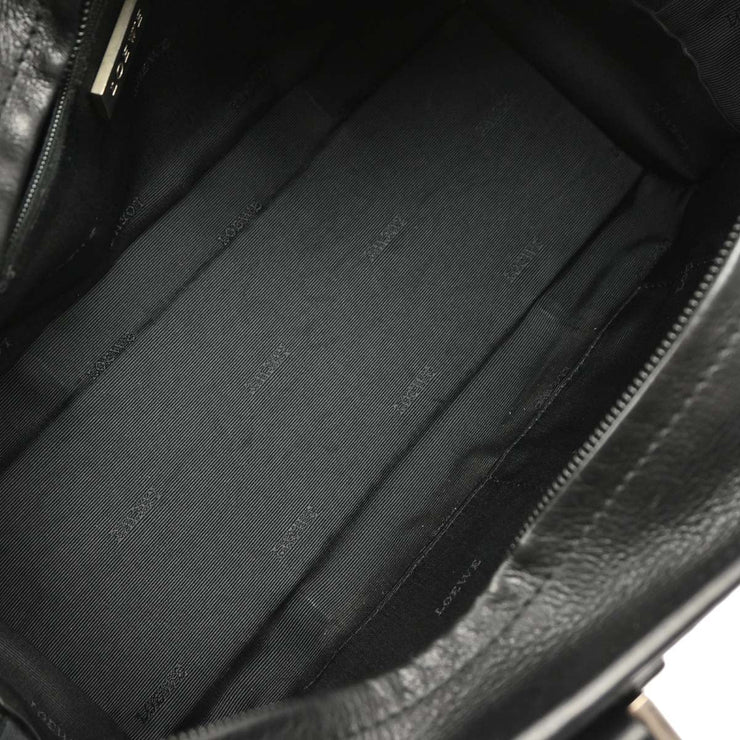 Loewe Black Leather Amazona 28 Handbag 060702 AQ00471