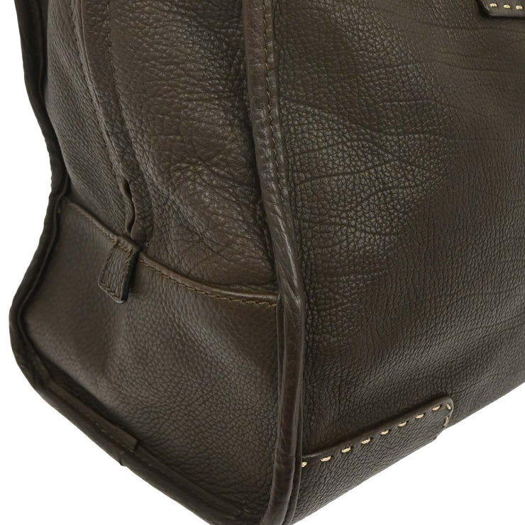 Loewe Brown Leather Amazona 36 Handbag 270704 AQ00475