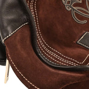 Loewe Brown Suede Amazona 36 Handbag 060706 AQ00476