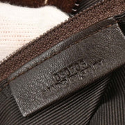 Loewe Brown Suede Amazona 36 Handbag 060706 AQ00476