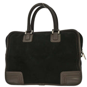 Loewe Black Suede Amazona Handbag 060712 AQ00478